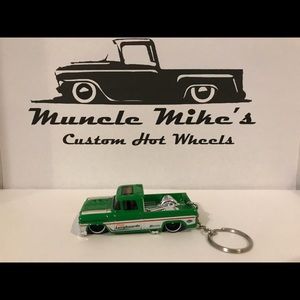 Hot Wheels Custom 62 Chevy keychain custom made